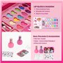Townley Girl Barbie Ensemble de Coiffeuse de beauté avec Miroir Lumineux | Comprend Un Brillant à lèvres, Un Fard à paupières, d