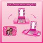 Townley Girl Barbie Ensemble de Coiffeuse de beauté avec Miroir Lumineux | Comprend Un Brillant à lèvres, Un Fard à paupières, d