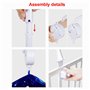 Hyacinthy Support Mobile Bebe Porte-cloche 68 CM Bricolage Jouet Décoration Support de Bras Suspendu, avec Boîte à Musique à Rem