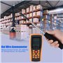 GM8903 Anémomètre LCD Numérique Portable, Jauge de Température du Vent à Fil Chaud pour Activités de Plein Air Telles que Modèle