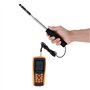 GM8903 Anémomètre LCD Numérique Portable, Jauge de Température du Vent à Fil Chaud pour Activités de Plein Air Telles que Modèle