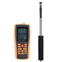 GM8903 Anémomètre LCD Numérique Portable, Jauge de Température du Vent à Fil Chaud pour Activités de Plein Air Telles que Modèle