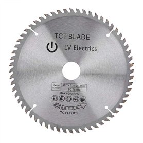 Disque à tronçonner en carbure de tungstène 180 mm 60 dents pour acier