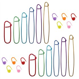 12 pcs. Set de Support d'aiguilles en Aluminium
