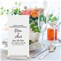 4 pcs Porte Cartes en Acrylique Transparent avec Base Porte Cartes de Pré