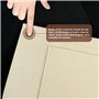 gexuamz Organisateur de Longchamp Sac, Organisateur de Sac à Main en Fourrure pour Femme,Polyvalent Multi Poches Organisateur de