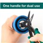 Pinces à Circlip Anneau éLastique - Circlips Snap Ring 2 en 1, Retrait De L'outil De Remontage Interne Externe Double Usage Retr