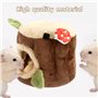 momgyaamz Maison pour Cochon d'Inde, Hamac pour Petits Animaux de Compagnie, Peluche Lapin Lit Couchages Hiver Cabane pour Lapin