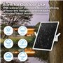Repeteur WiFi Solaire Batterie Exterieur sans Fil, Puissant Amplificateur WiFi Couvre100-mètres, Outdoor répéteur WiFi Extender 