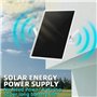 Repeteur WiFi Solaire Batterie Exterieur sans Fil, Puissant Amplificateur WiFi Couvre100-mètres, Outdoor répéteur WiFi Extender 