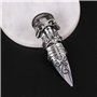 Auriselle Bague Homme Flexible Trois Pièces Réglable Tête de Mort Runes Vintage Viking Rétro Bague Ouverte Pouce Gothique Bijoux