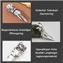Auriselle Bague Homme Flexible Trois Pièces Réglable Tête de Mort Runes Vintage Viking Rétro Bague Ouverte Pouce Gothique Bijoux