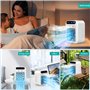 Climatiseur Portable, Climatiseur Mobile Silencieux, Refroidisseur d'air de 500 ml, Rafraichisseur d'air, 2 Vitesses, 2 Modes de