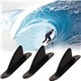Canzoon Aileron Planche Surf 4Pcs Aileron De Surf Détachable Planche A Pagaie Gonflable Pour Stand Up Paddle Gonflable Planche D