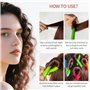 TERRARIDE 40 Pièces Bigoudis Cheveux, Boucle sans Chaleur, Kits de Perm à Bigoudi pour Femmes, Rouleaux Mousse Flexible Magiques