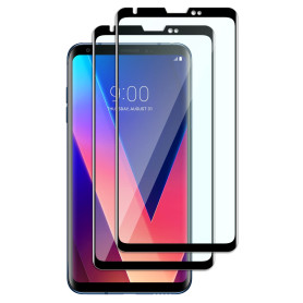FWang 2 Pièces Verre Trempé Compatible avec LG V30/LG V30 Plus