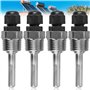 Lot de 4 manchons de plongée Thermowell en acier inoxydable 304 pour sonde de température