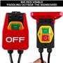 Interrupteur marche/arrêt monophasé 250 V 16 A - Interrupteur d'arrêt d'urgence - Interrupteur de sécurité - Interrupteur électr