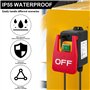 Interrupteur marche/arrêt monophasé 250 V 16 A - Interrupteur d'arrêt d'urgence - Interrupteur de sécurité - Interrupteur électr