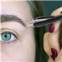 FRCOLOR Pince À Épiler Rétractable Automatique En Acier Inoxydable, Idéale Pour Le Maquillage Et L'Épilation Des Sourcils (Coule