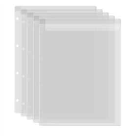Lot de 5 pochettes en plastique de format A4