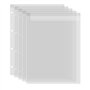 Lot de 5 pochettes en plastique de format A4