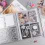 Lot de 5 pochettes en plastique de format A4, 4 trous étanches en PVC, pochettes pour feuilles volantes, planificateur, photos, 