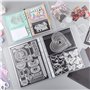 Lot de 5 pochettes en plastique de format A4, 4 trous étanches en PVC, pochettes pour feuilles volantes, planificateur, photos, 