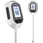 YAMRON testeur humidité Plante，4 en 1 numérique testeur ph Sol，Humidité/PH/Température/Ensoleillement，Écran LCD rétroéclairé，con