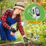 YAMRON testeur humidité Plante，4 en 1 numérique testeur ph Sol，Humidité/PH/Température/Ensoleillement，Écran LCD rétroéclairé，con