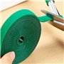 Lot de 2 liens Velcro pour plantes - 5 m - Fixation pour arbre - 25 mm - Fermeture Velcro réglable - Pour fixer les plantes et l