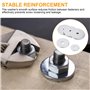 Pmueuff Rondelles en Acier Inoxydable, 225 Pièces Rondelles Plates Metal M3/M4/M5/M6/M8/M10/M12 Rondelle Étanchéité Ronde Fixati