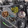 WAIZHIUA Chaîne de vélo 9 vitesses 116 maillons chaîne de vélo haute résistance en acier au manganèse chaîne de cyclisme avec bo