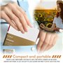 WIYETY Mini palette d'aquarelle de 24 couleurs : palette d'aquarelle portable, kit de voyage pour aquarelle, carnet de croquis, 