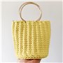 6 Pièces poignées de sac rond ， Sac à mains poignée，Des poignées de sac à main en métal， Pour fabrication de sac sac à main acce