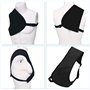 Namvo Coussin de tir Protecteur de Construction Durable, épaulière Antichoc avec Sangle réglable (Noir)