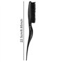 Lot de 2 brosses à cheveux - Brosse à poils lisses pour taquiner, peigner, masser le cuir chevelu - Pour cheveux raides ou boucl