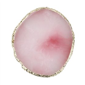 LAMXD Palette de mélange de couleurs en résine pour nail art - Plateau de présentation de vernis à ongles - Fournitures de brico