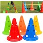 Usmato 5 pièces cônes d'entraînement de Football Barre d'obstacles Conique Seau Jeu de Jeu barrière de Signe de Sport d'obstacle