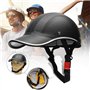 Demi-Casque de Moto Casquette de Baseball Casque de vélo Scooter Anti-UV sécurité Casque Vintage