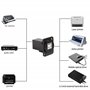 QIANRENON USB B Panneau Montage Imprimer Adaptateur USB B Femelle vers USB B Femelle Connecteur Prises USB B Extension Coupleur 