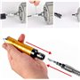 1000W Meuleuse Suspendue électrique à Arbre Flexible, Rotation Avant et Arrière, Kit De Réparation D'outils Multifonction pour T