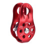 MAGT Roue De Poulie en Alliage D'aluminium À Corde Simple Et Pivotante Robuste Accessoire d'escalade pour Équipement De Sécurité