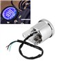 Compteur de vitesse moto-Retro Chrome Universel moto numérique LED LCD Compteur de vitesse Tachymètre Indicateur de vitesse