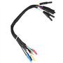 Samfox Fils de Dérivation HT306 - Ensemble de fil D'essai Câble Universel pour Oscilloscope de Diagnostic Automatique