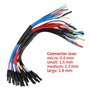 Samfox Fils de Dérivation HT306 - Ensemble de fil D'essai Câble Universel pour Oscilloscope de Diagnostic Automatique, 6 Canaux 