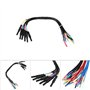 Samfox Fils de Dérivation HT306 - Ensemble de fil D'essai Câble Universel pour Oscilloscope de Diagnostic Automatique, 6 Canaux 