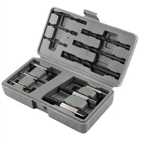 Extracteur de vis Kit-12Pcs Extracteur de vis rigide d'extraction de guide facile à sortir Ensemble de boulons cassés Retrait de