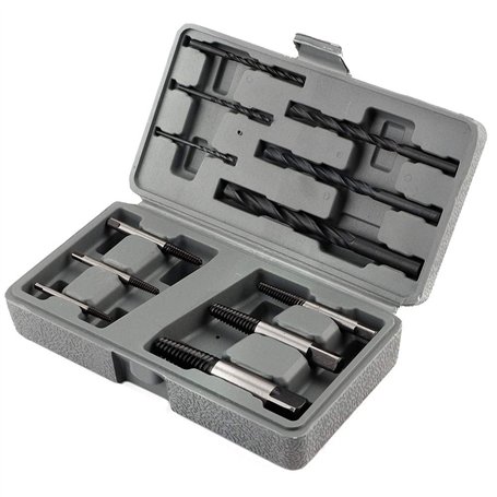 Extracteur de vis Kit-12Pcs Extracteur de vis rigide d'extraction de guide facile à sortir Ensemble de boulons cassés Retrait de