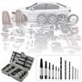 Extracteur de vis Kit-12Pcs Extracteur de vis rigide d'extraction de guide facile à sortir Ensemble de boulons cassés Retrait de